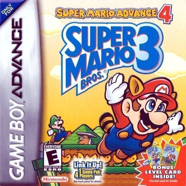 Super Mario Advance 4 - Super Mario Bros. 3 (V1.1) (USA) Game Cover